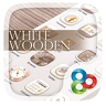 White Wooden GO Launcher Theme v1.0